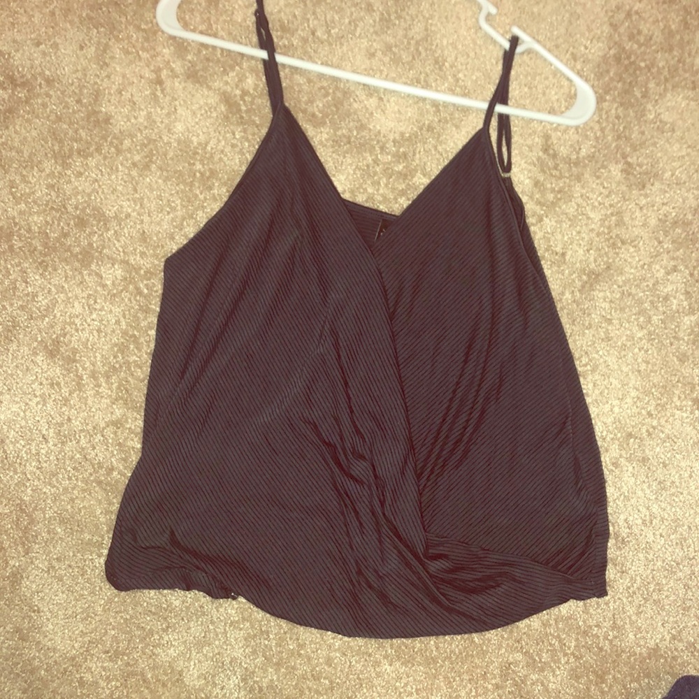 v-neck tank (blue and grey/green) never worn